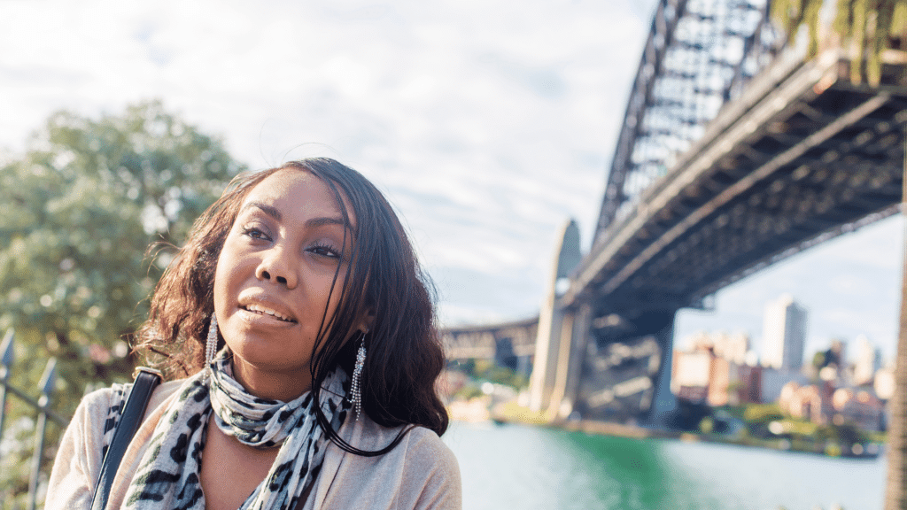 Modern Aboriginal Working Woman in Sydney