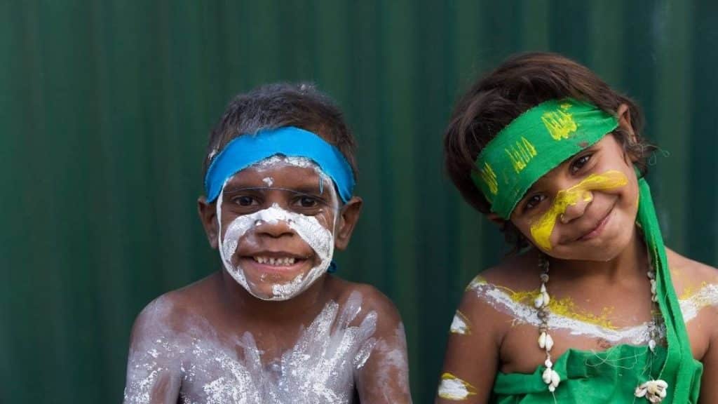 Aboriginal children descent