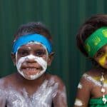 Aboriginal children descent