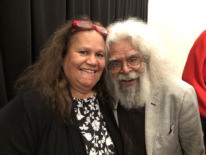 Aunty Munya Andrews with the late Uncle Jack Charles