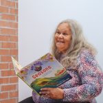 Aunty Munya Andrews reading her book, Ask Aunty: Seasons.