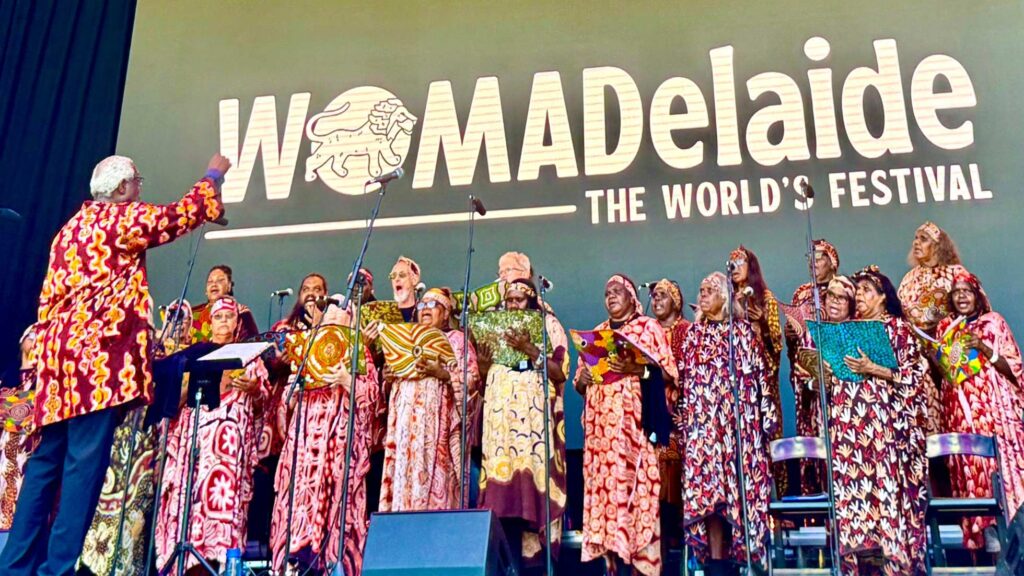 WOMADelaide festival Evolve Communities Carla Rogers Allyship Central Aboriginal Women's Choir